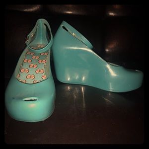 Mellisa water proof peep toe wedges